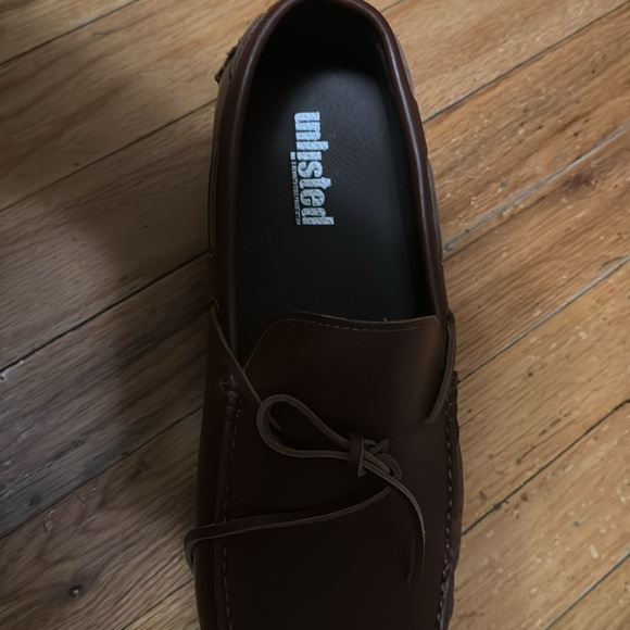 Mens Unlisted (Kenneth Cole Brand) Brand New in Box Brown Loafers size 12 - Picture 2 of 4